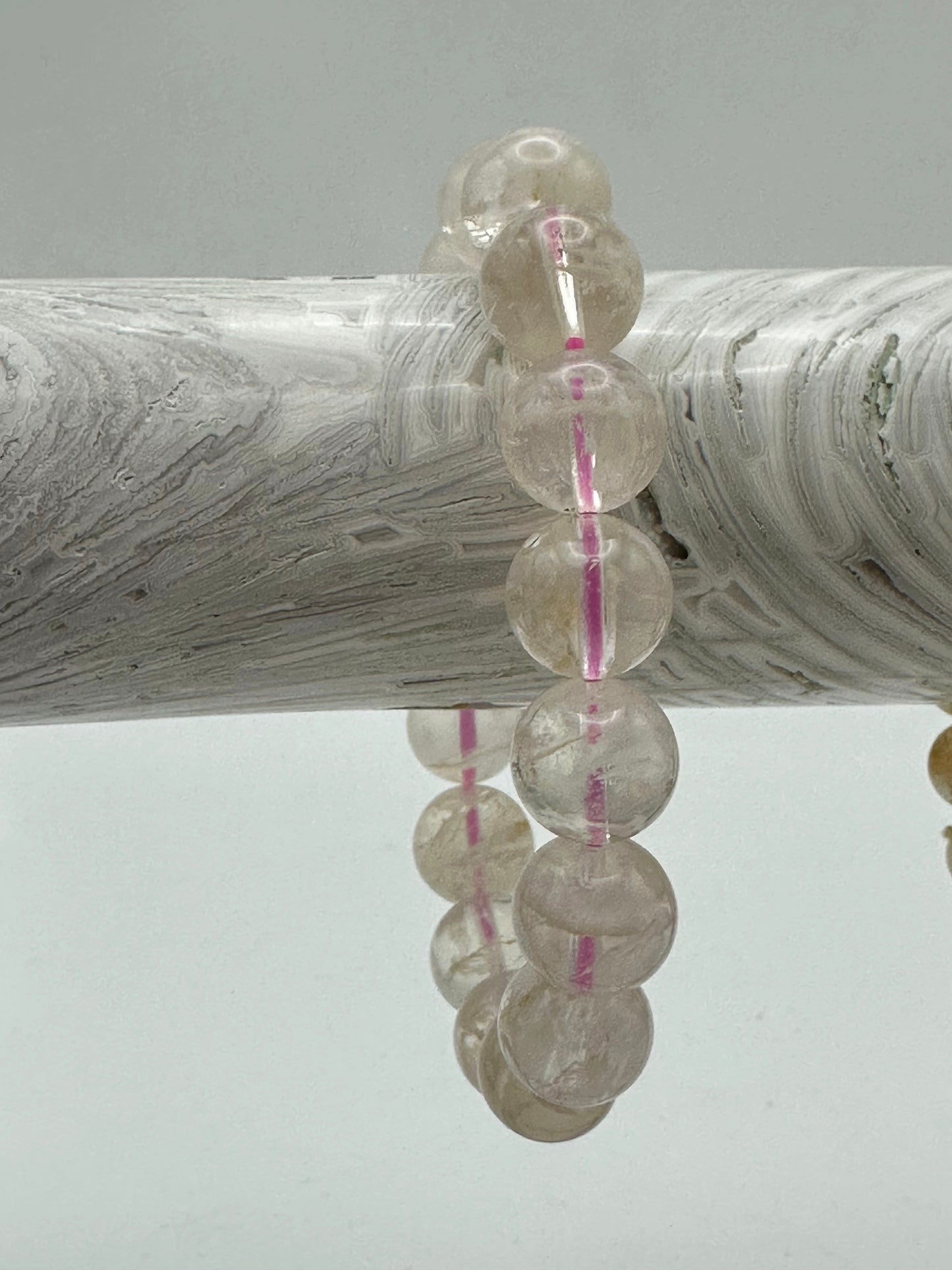 Bracelet- White Snow Garden Quartz- Free Shipping