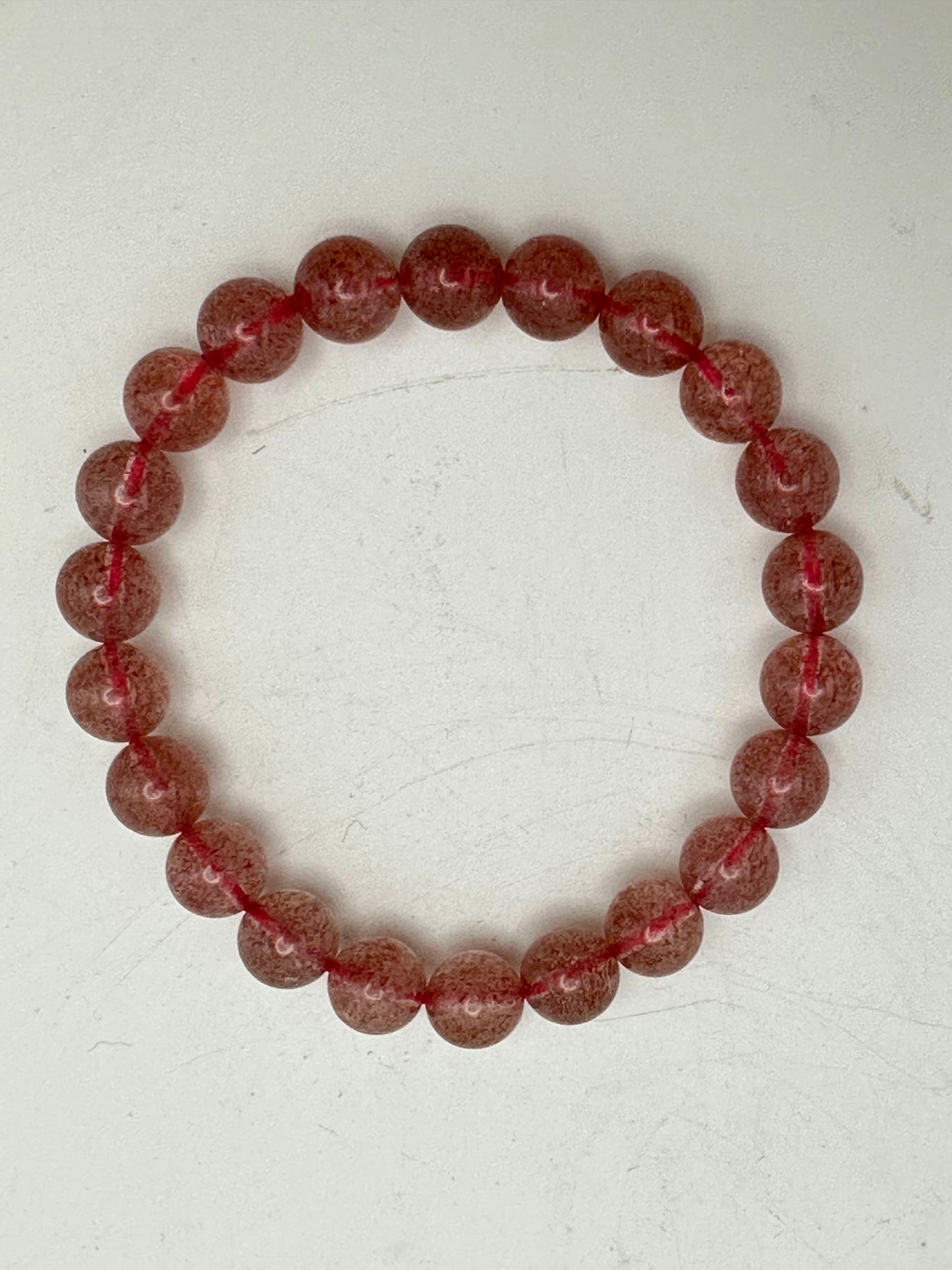 Bracelet- Strawberry Quartz - Free Shipping