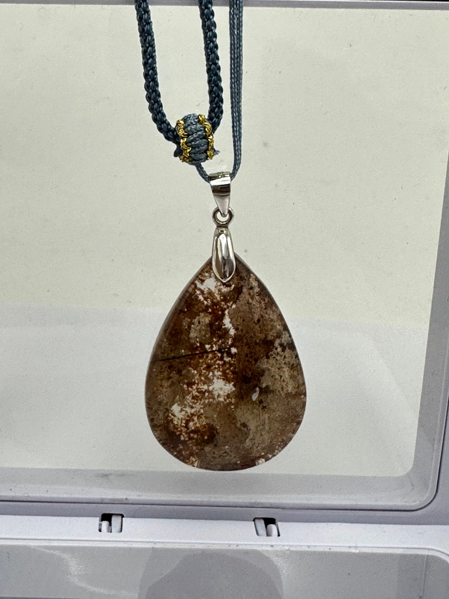 Pendant - Tourmaline & Garden Quartz - Free Shipping