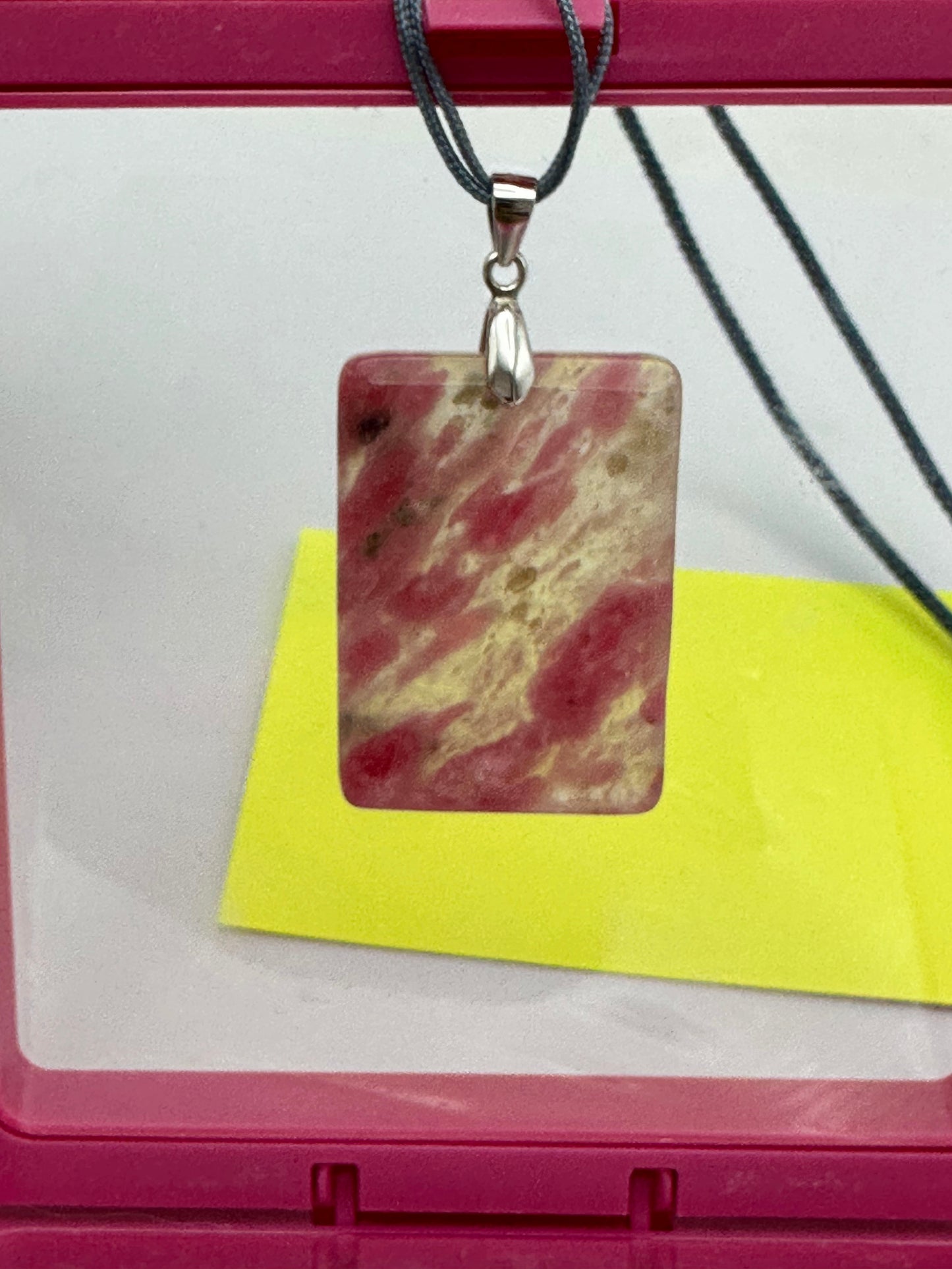 Pendant - Ice Rhodonite - Free Shipping