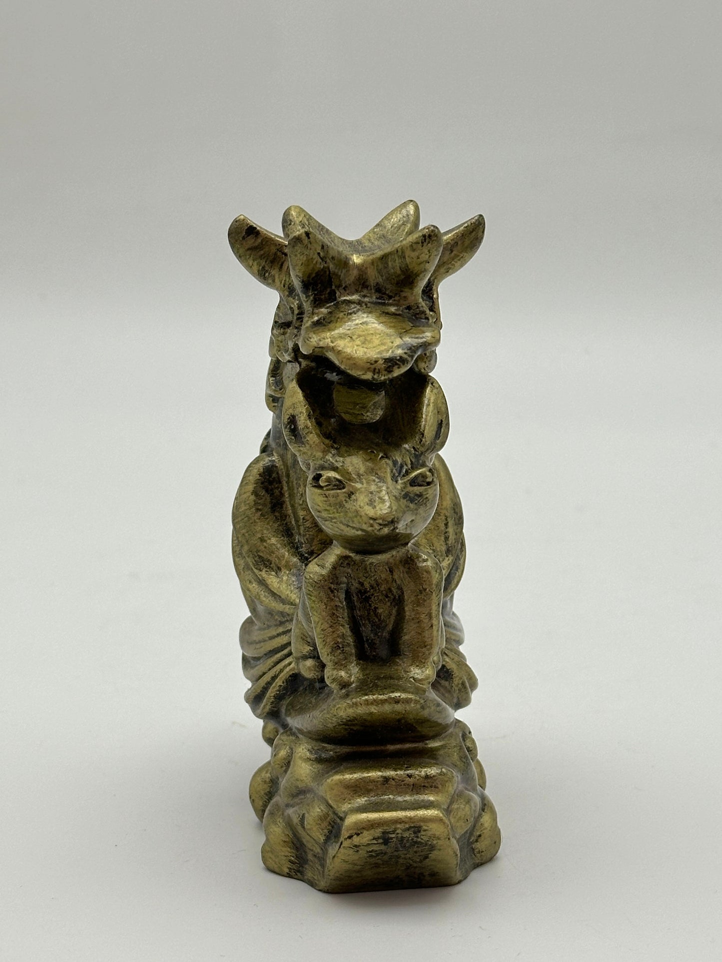 Sphere Holder - Gold Nine Tailed Fox Holder - Free Shipping