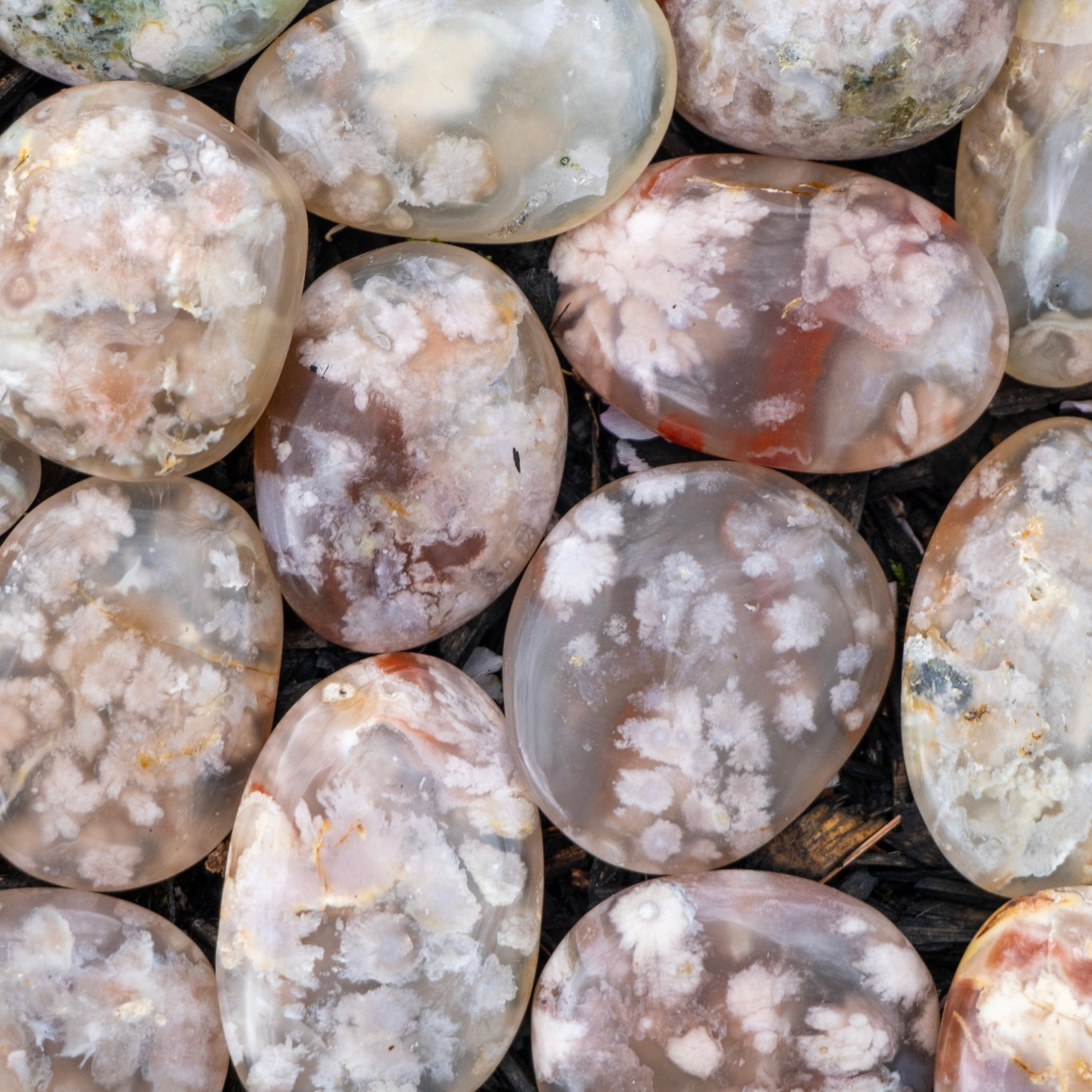 Flower Agate Carvings