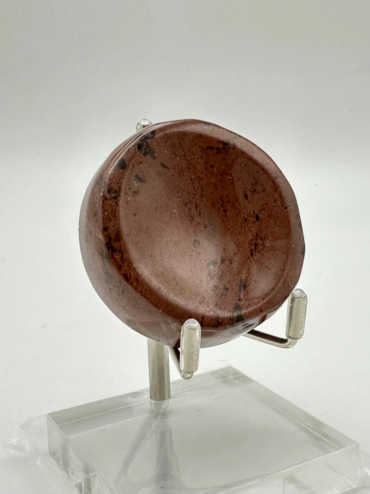 Sphere Holder - Red Obsidian - Free Shipping