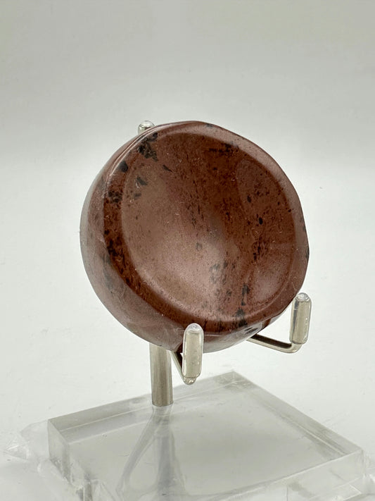 Sphere Holder - Red Obsidian - Free Shipping