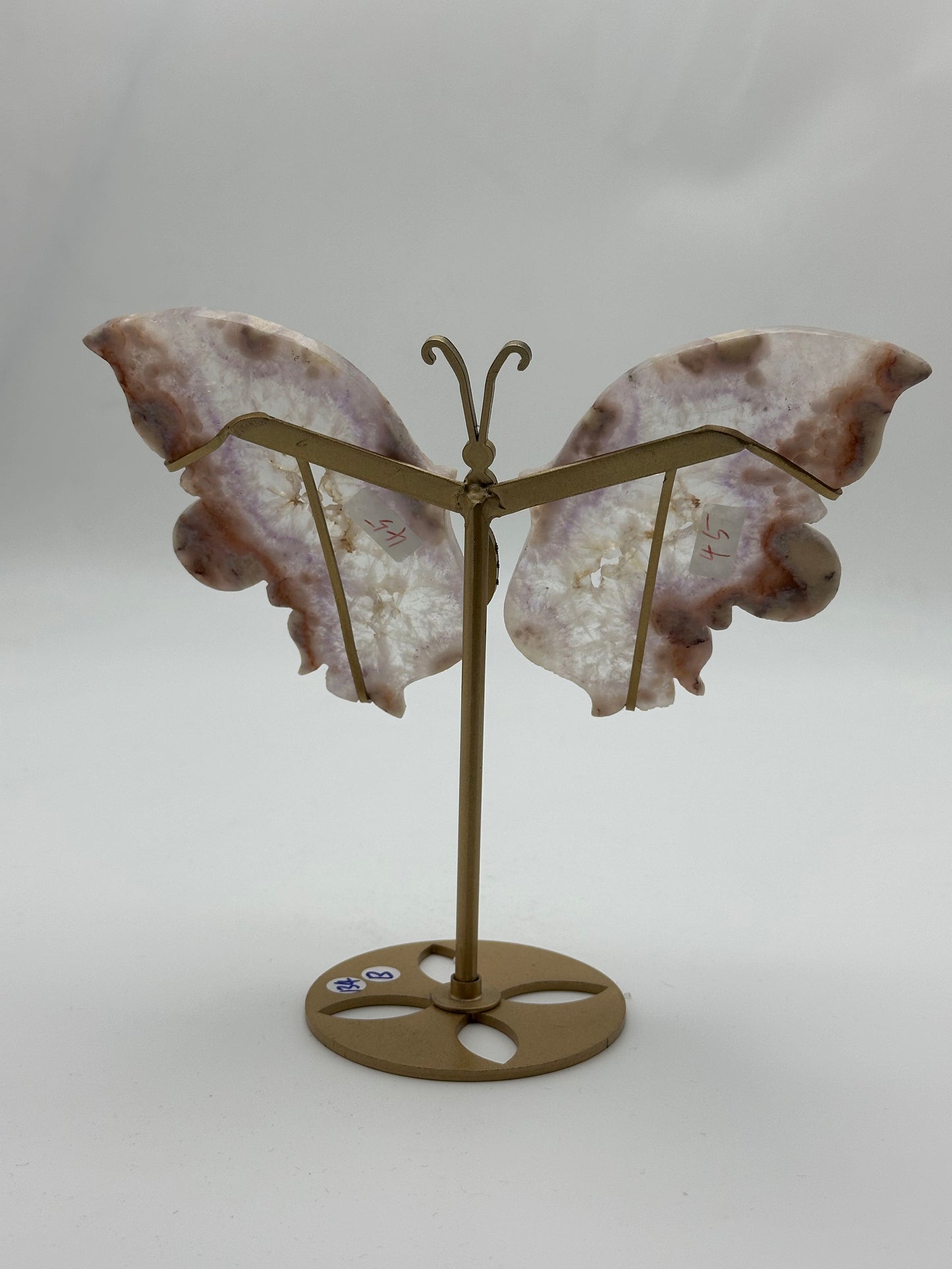 [Limited Stock] Carving - Pink Amethyst Butterfly Wings - Free Shipping