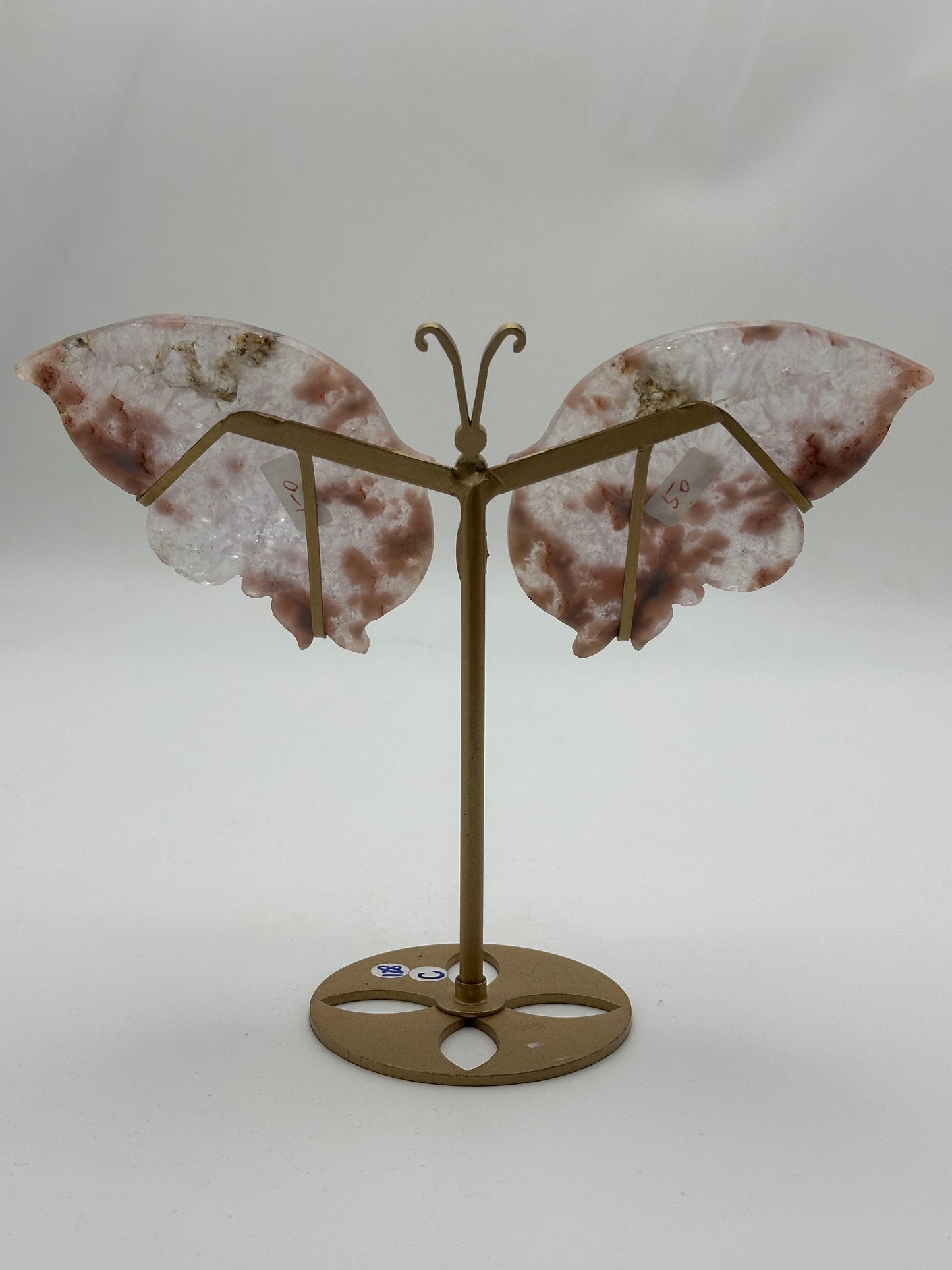 [Limited Stock] Carving - Pink Amethyst Butterfly Wings - Free Shipping