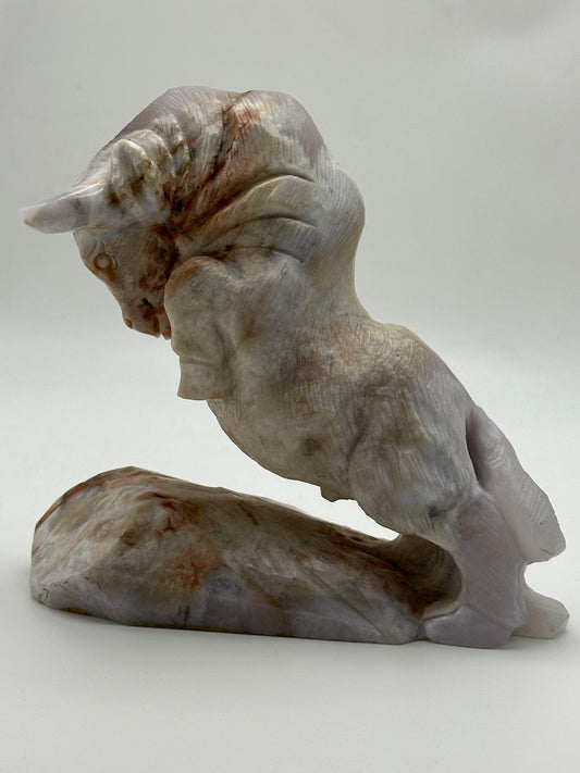 [Limited Stock] Caving - Pink Amethyst Bull - Free Shipping