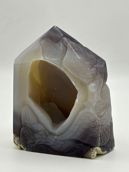 [Limited Stock] Tower Caving - Agate Phoenix Tower- Free Shipping
