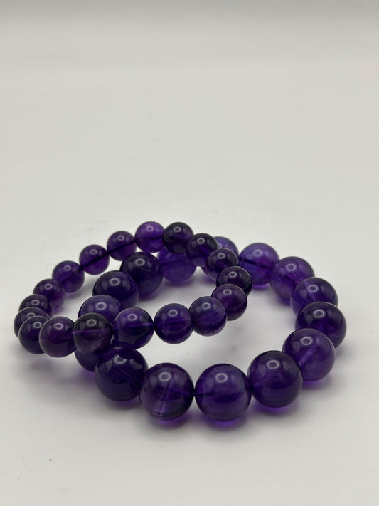 Bracelet- Amethyst  - Free Shipping