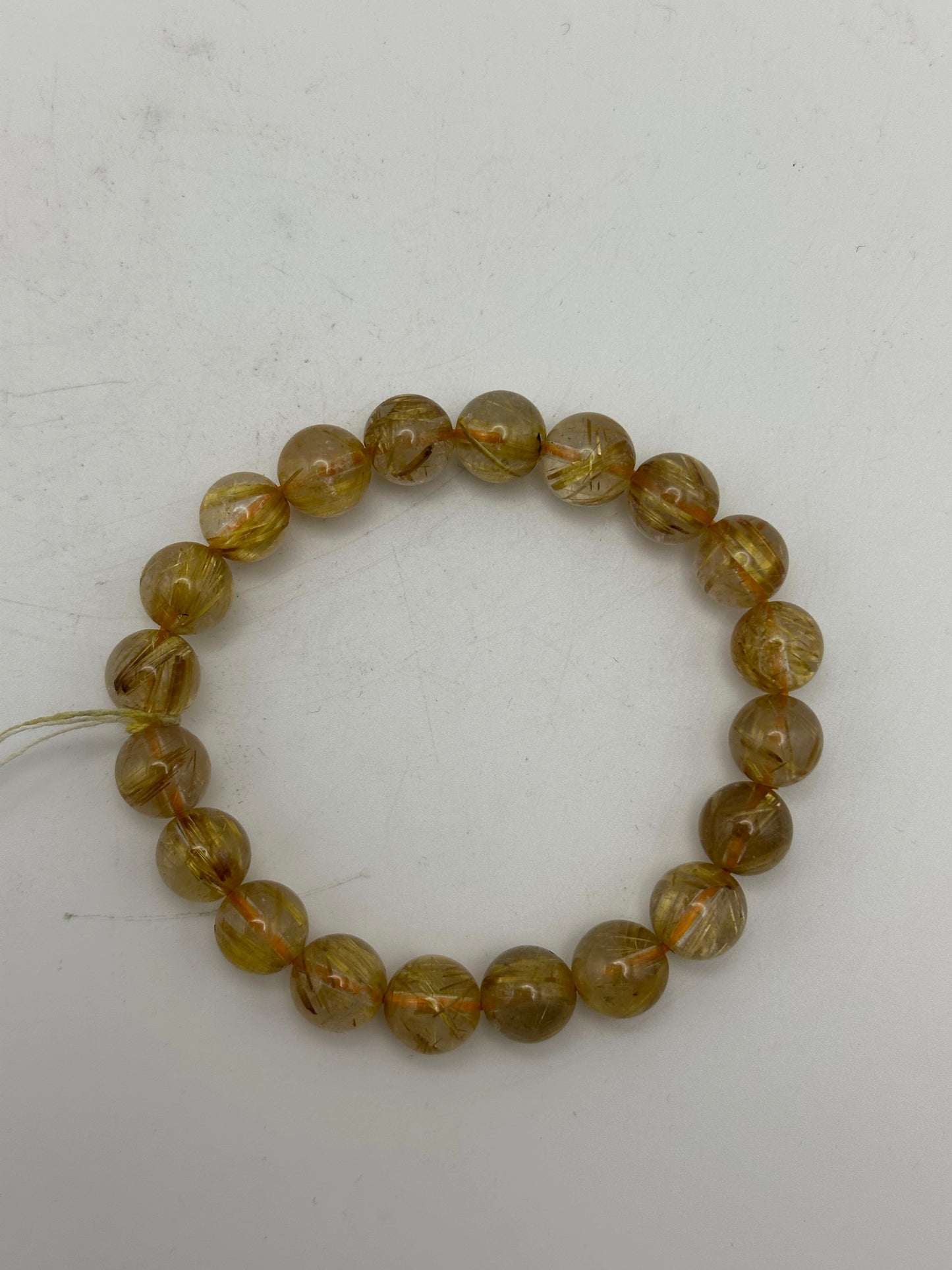 Bracelet- Gold Rutilated Quartz- Free Shipping