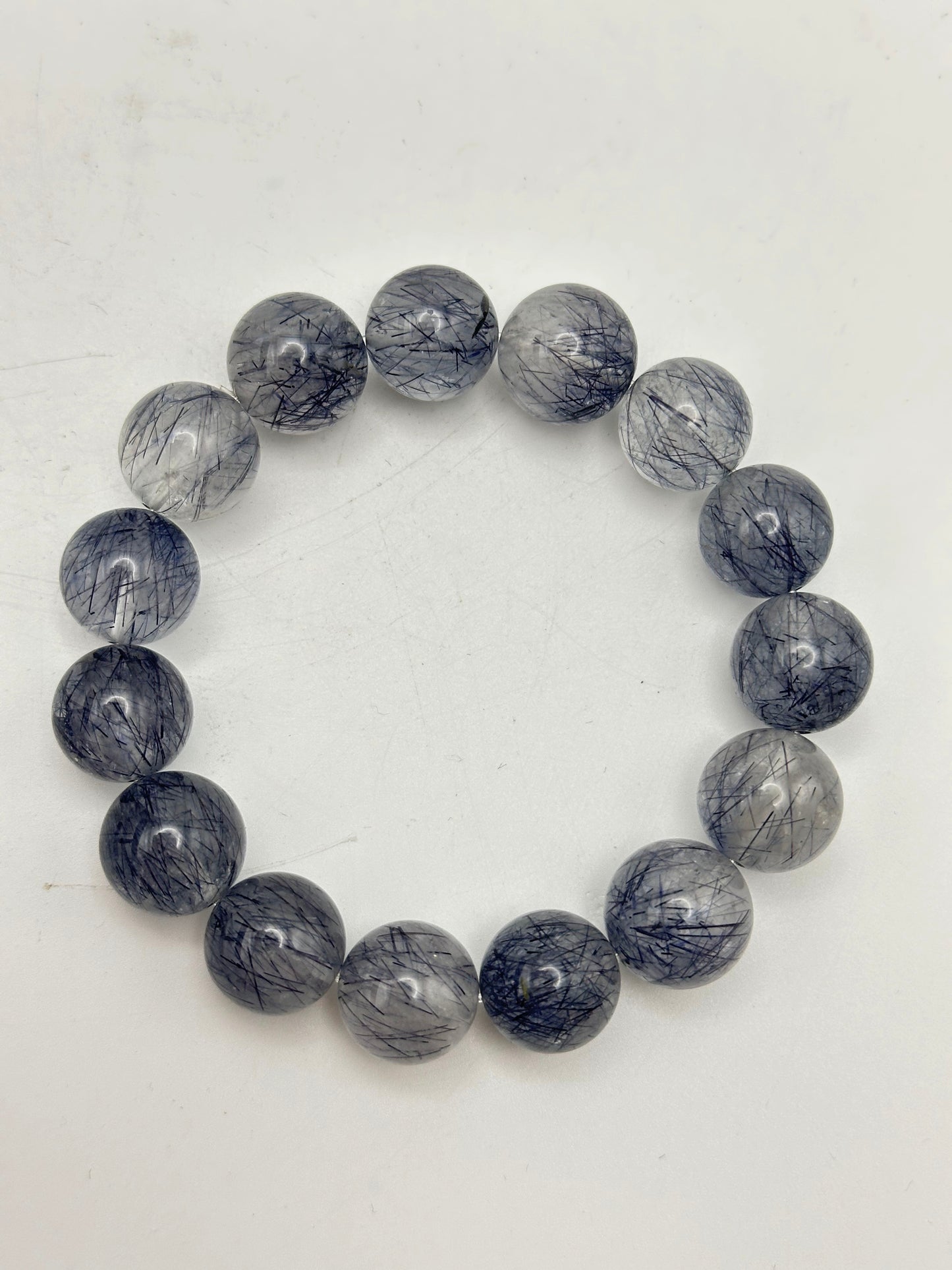 [Limited Stock] Bracelet- Blue Rutilated Quartz- Free Shipping