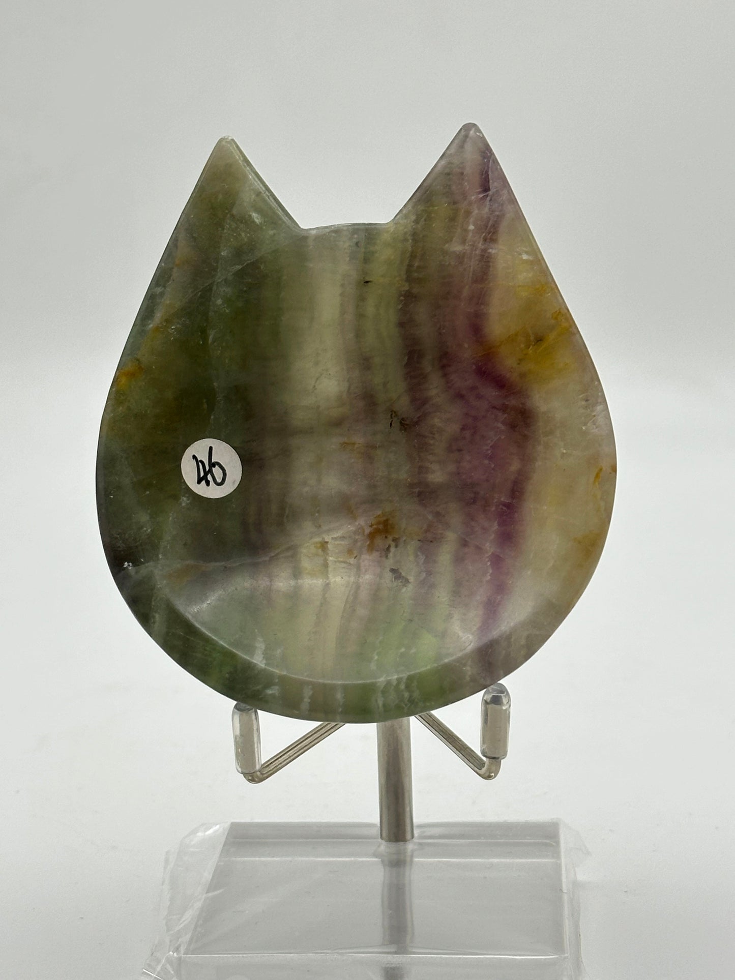KittyBowl- Fluorite - Free Shipping
