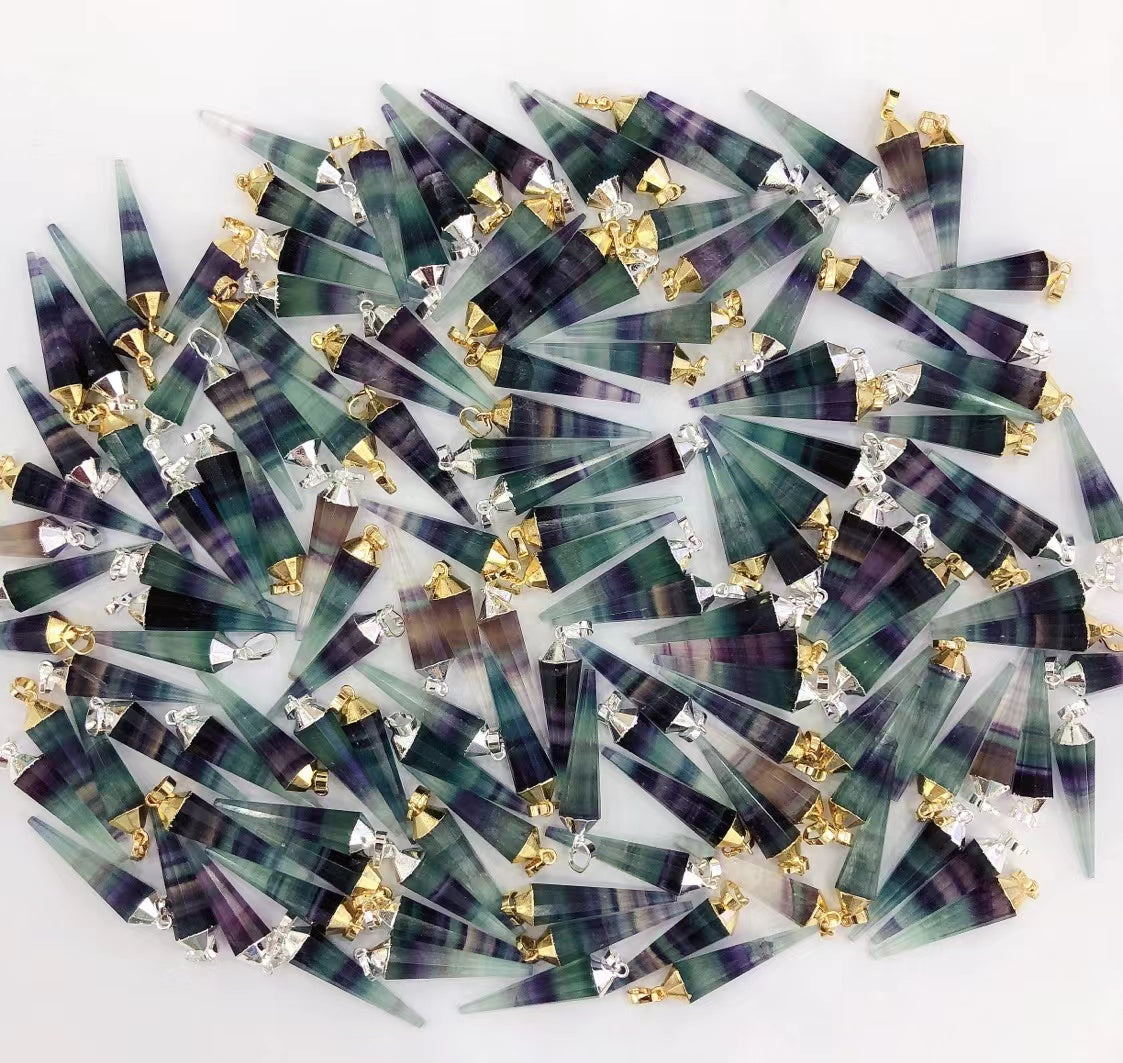 [FLASH DEAL] 90% OFF Rainbow Fluorite Healing Pendants