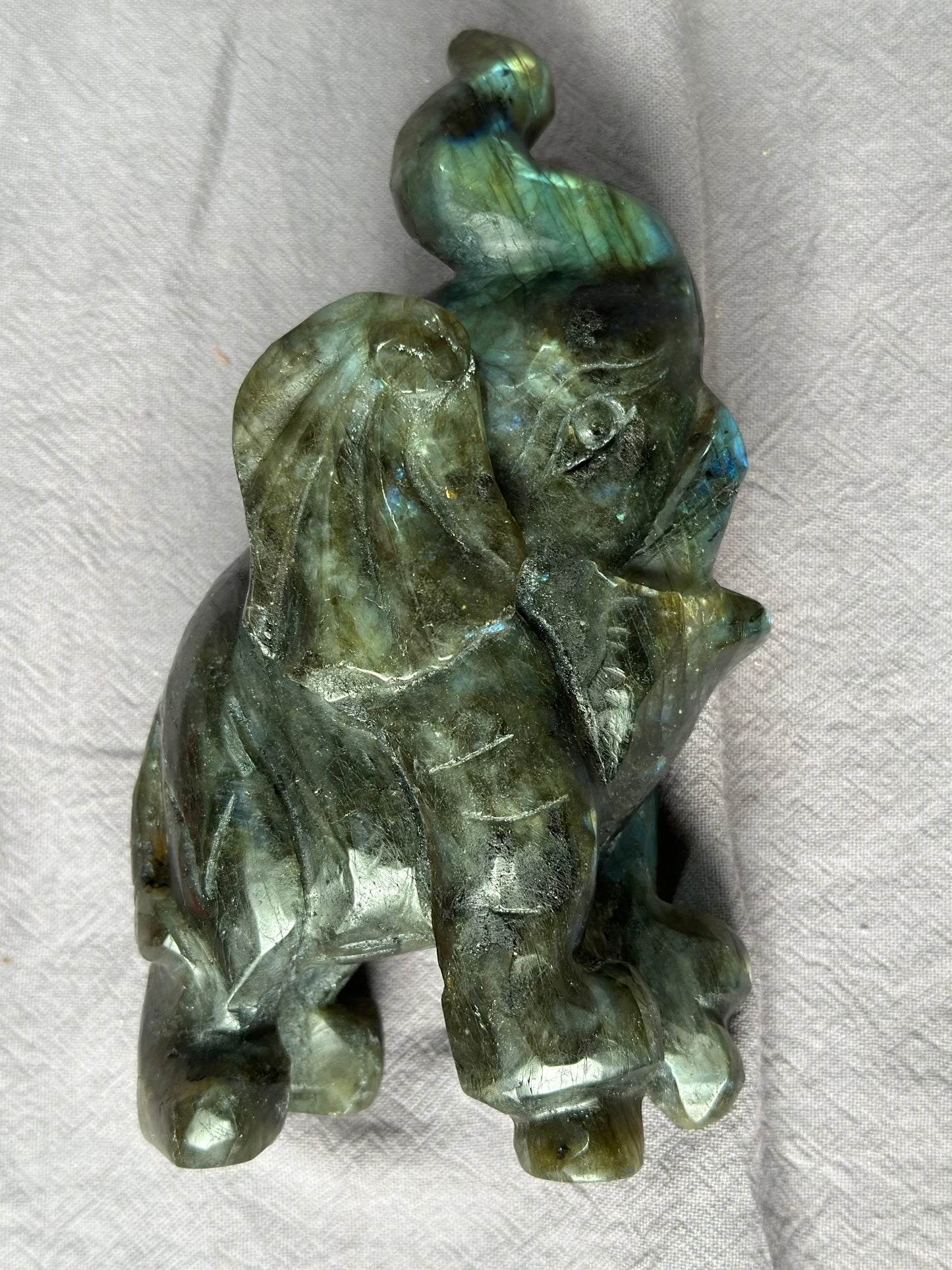 [Limited Stock] Dancing Elephant - Labradortite - Free Shipping