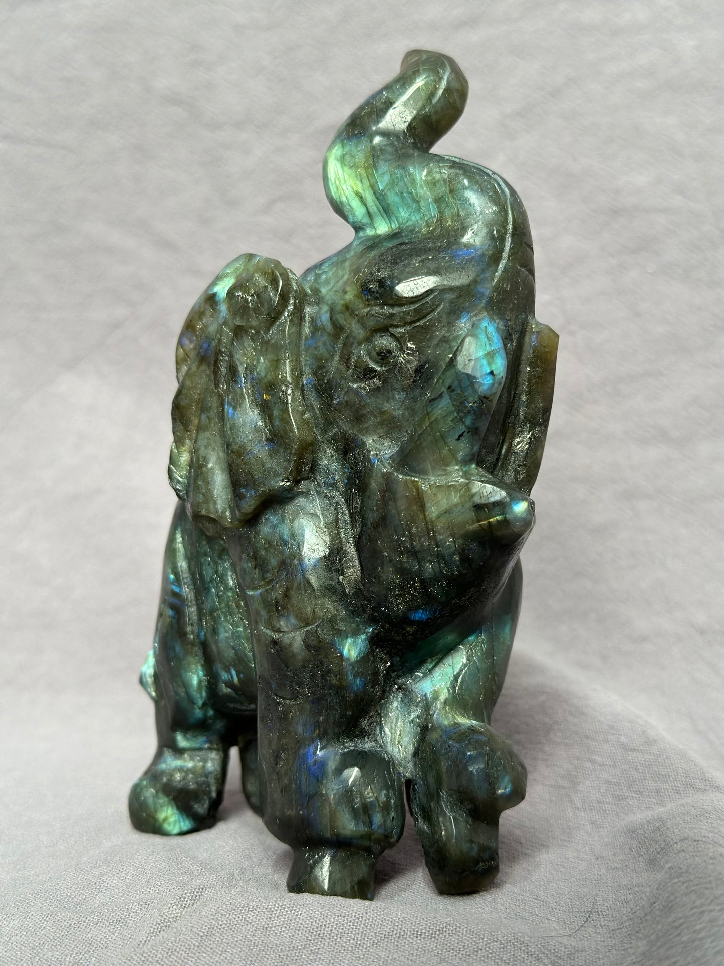 [Limited Stock] Dancing Elephant - Labradortite - Free Shipping