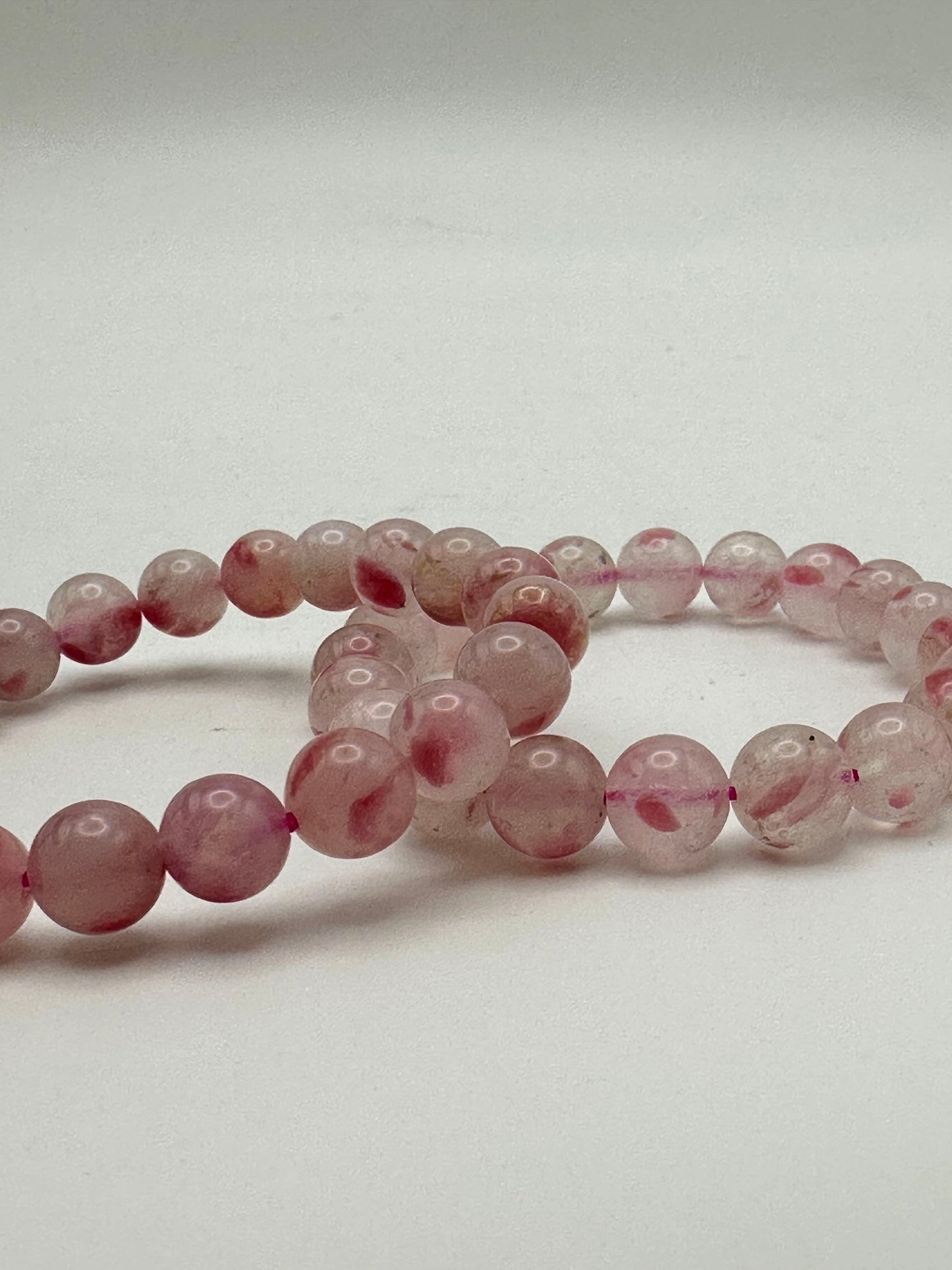 Bracelet- Ice Rhodonite- Free Shipping