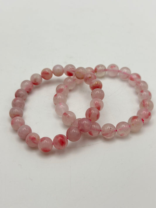 Bracelet- Ice Rhodonite- Free Shipping