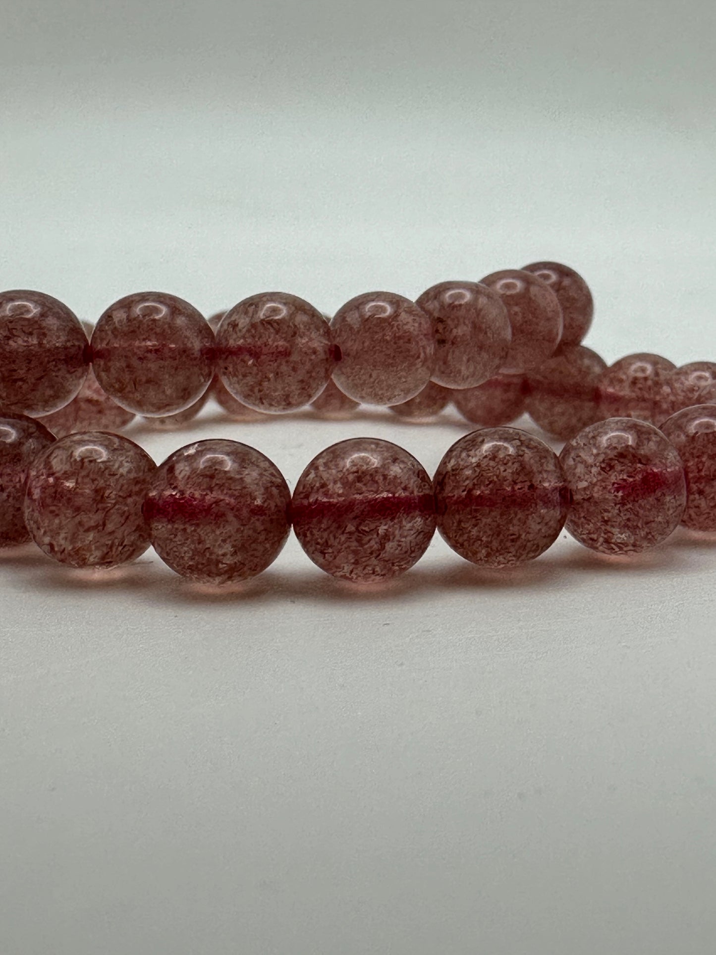 Bracelet- Strawberry Quartz - Free Shipping