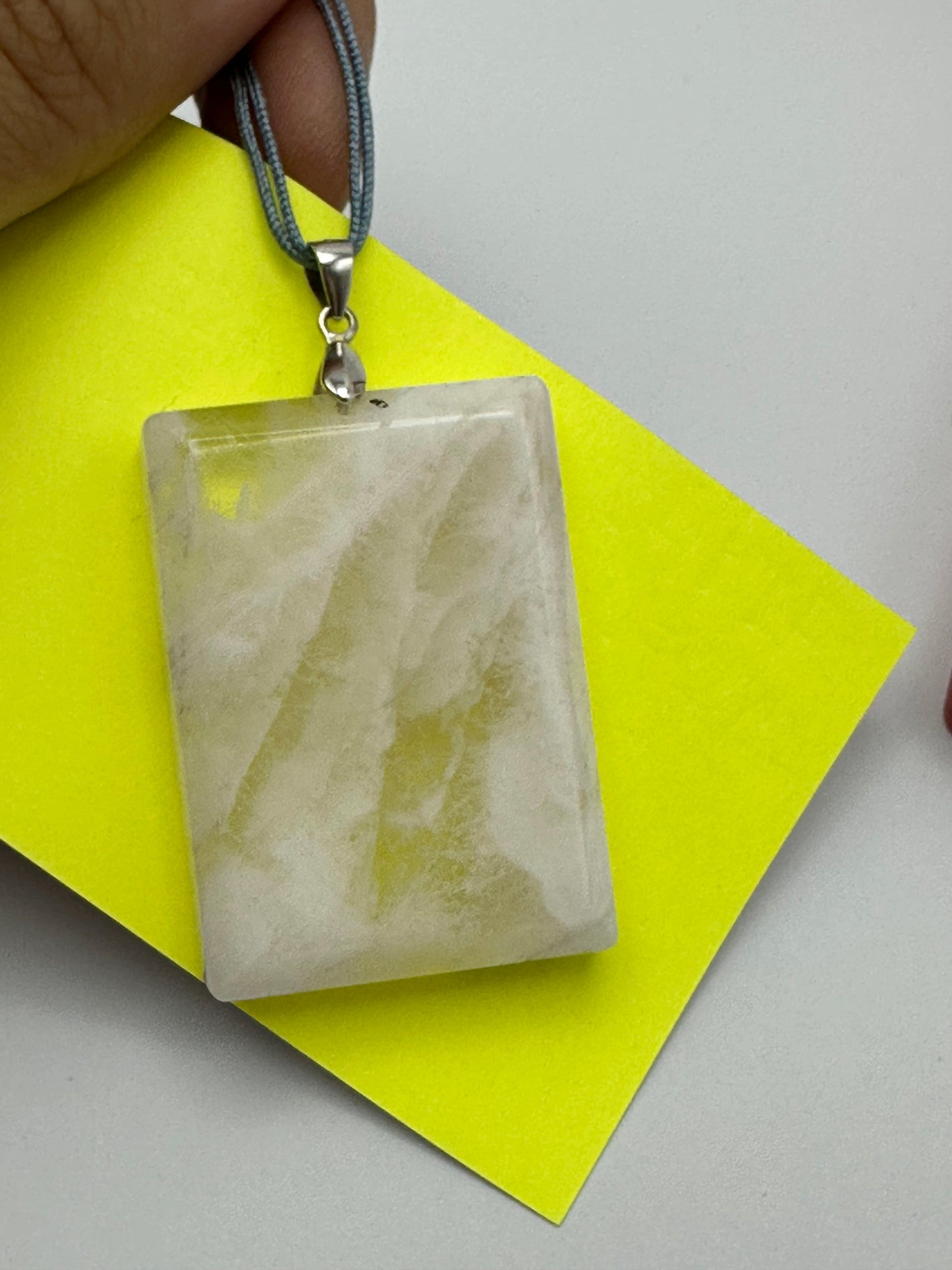 Pendant - Snow Flash Garden Quartz - Free Shipping