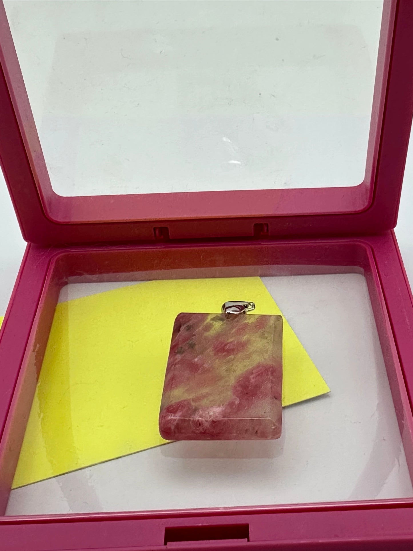 Pendant - Ice Rhodonite - Free Shipping