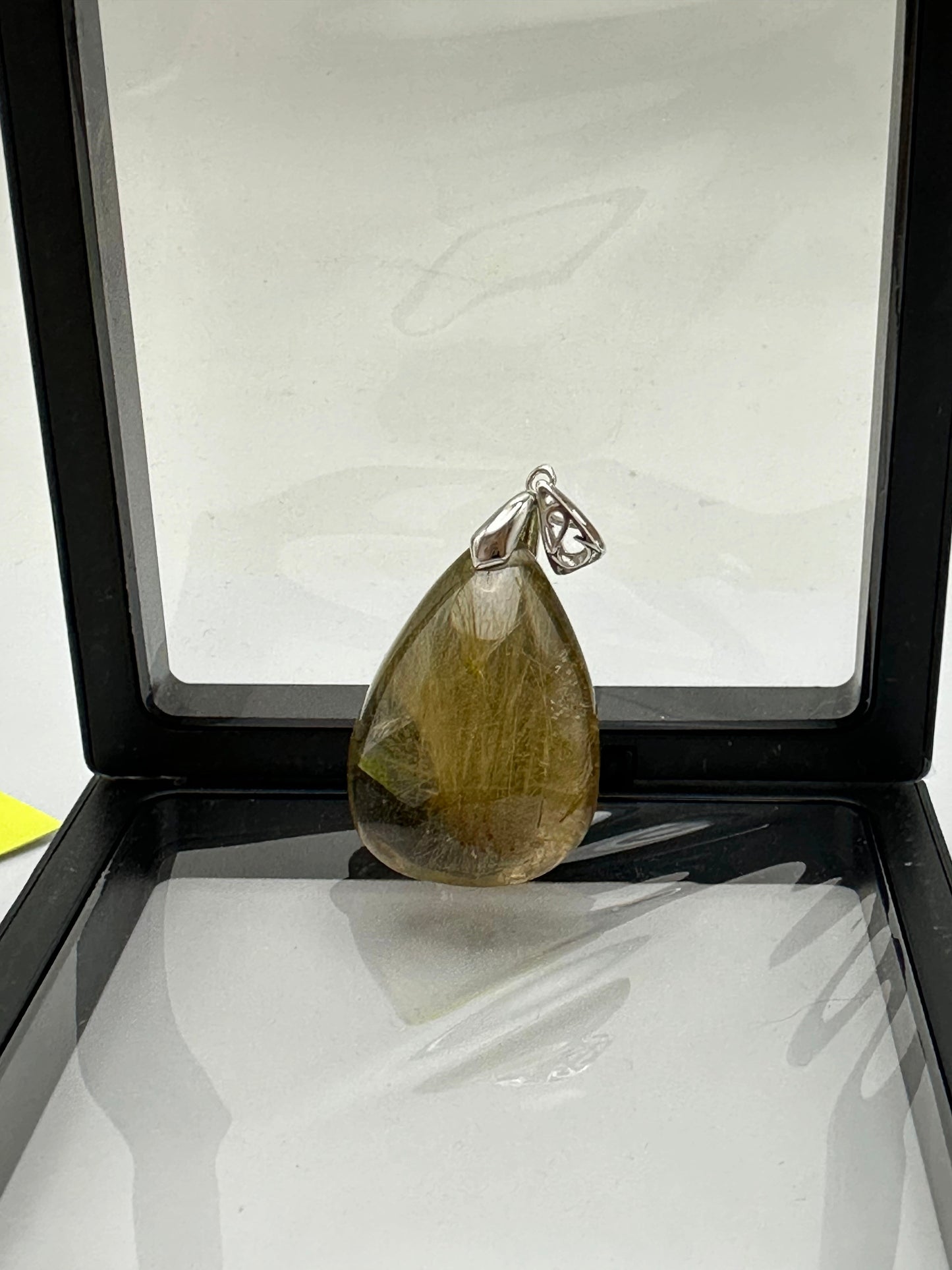 Pendant - Rutilated Quartz - Free Shipping