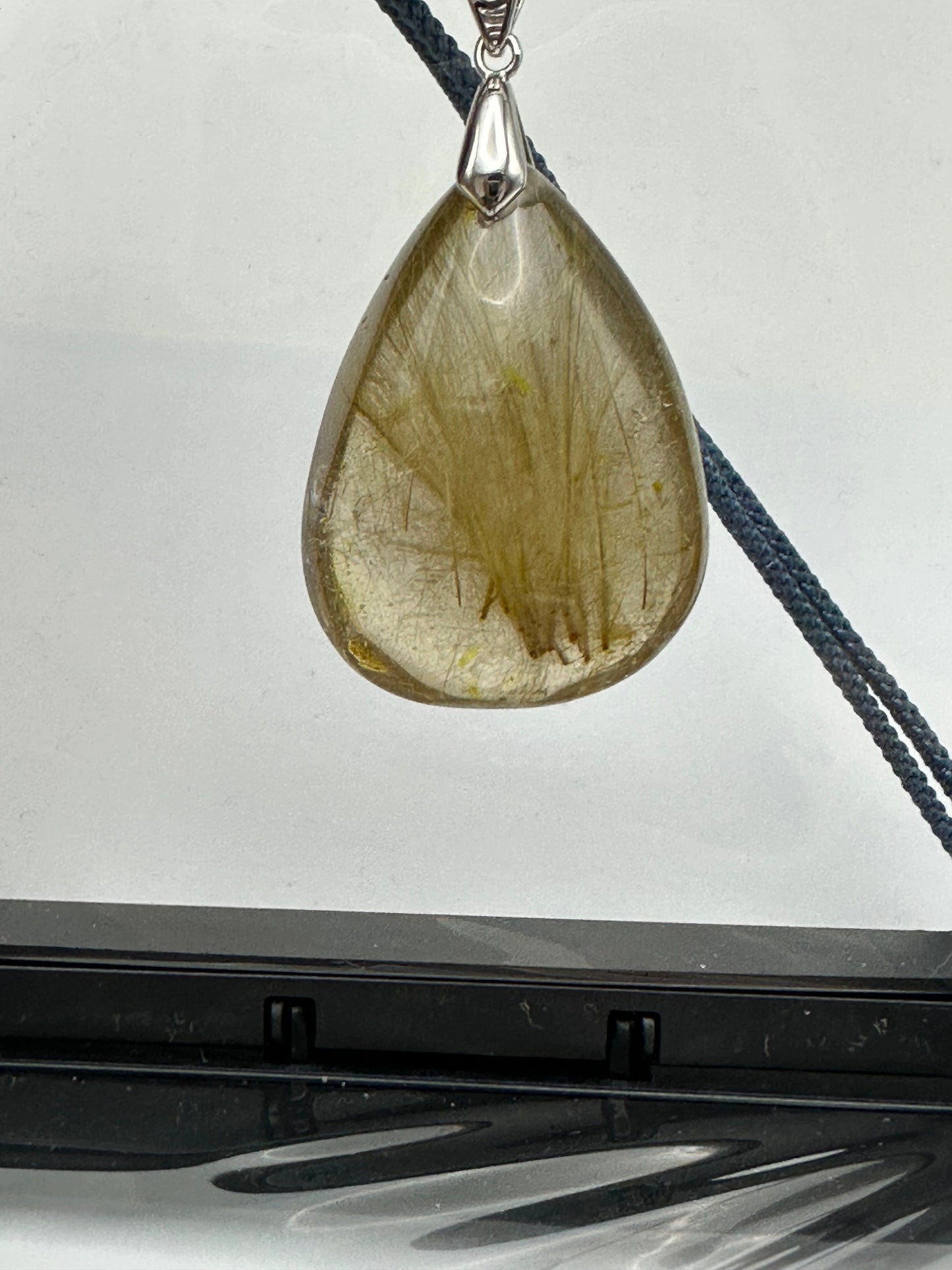Pendant - Rutilated Quartz - Free Shipping