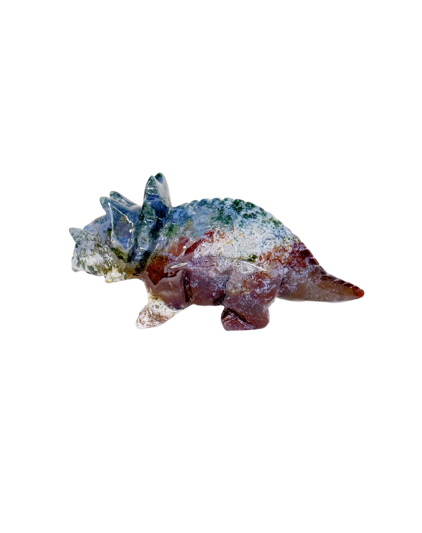 [Unique Piece] Ocean Jasper Triceratops - Free Shipping