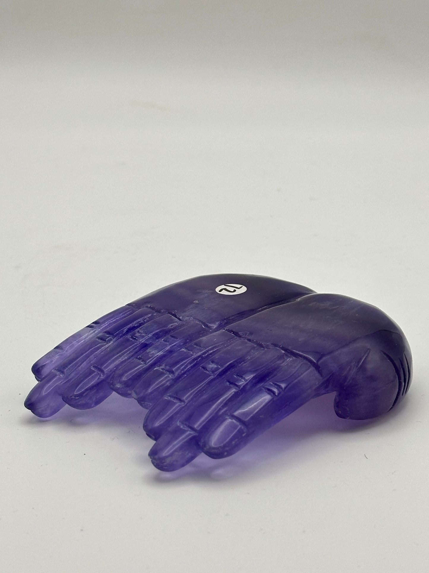 Praying Hand Bowl- Fluorite- Free Shipping