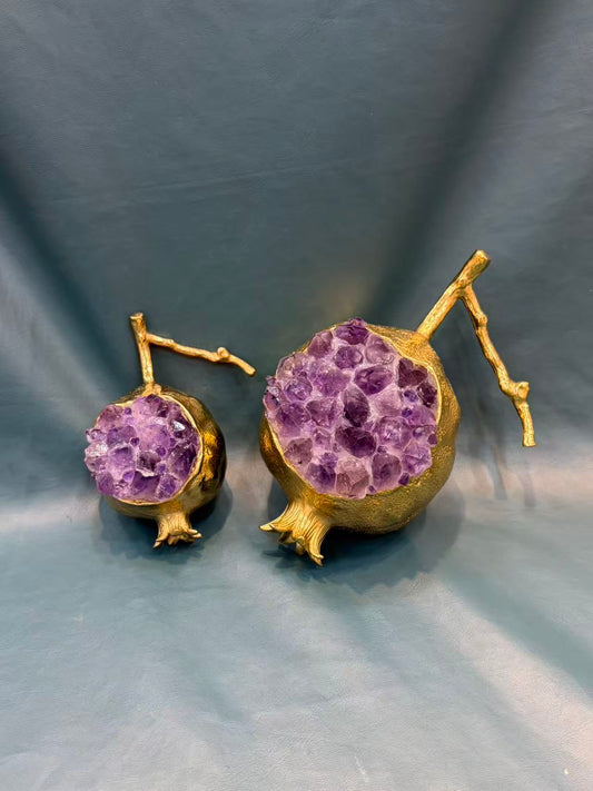 Amethyst With Copper Base