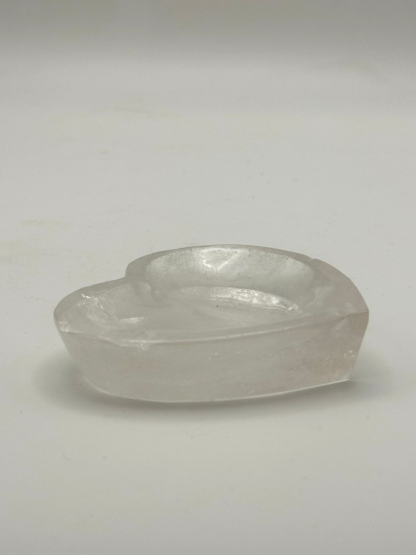 HeartBowl- Clear quartz  - Free Shipping