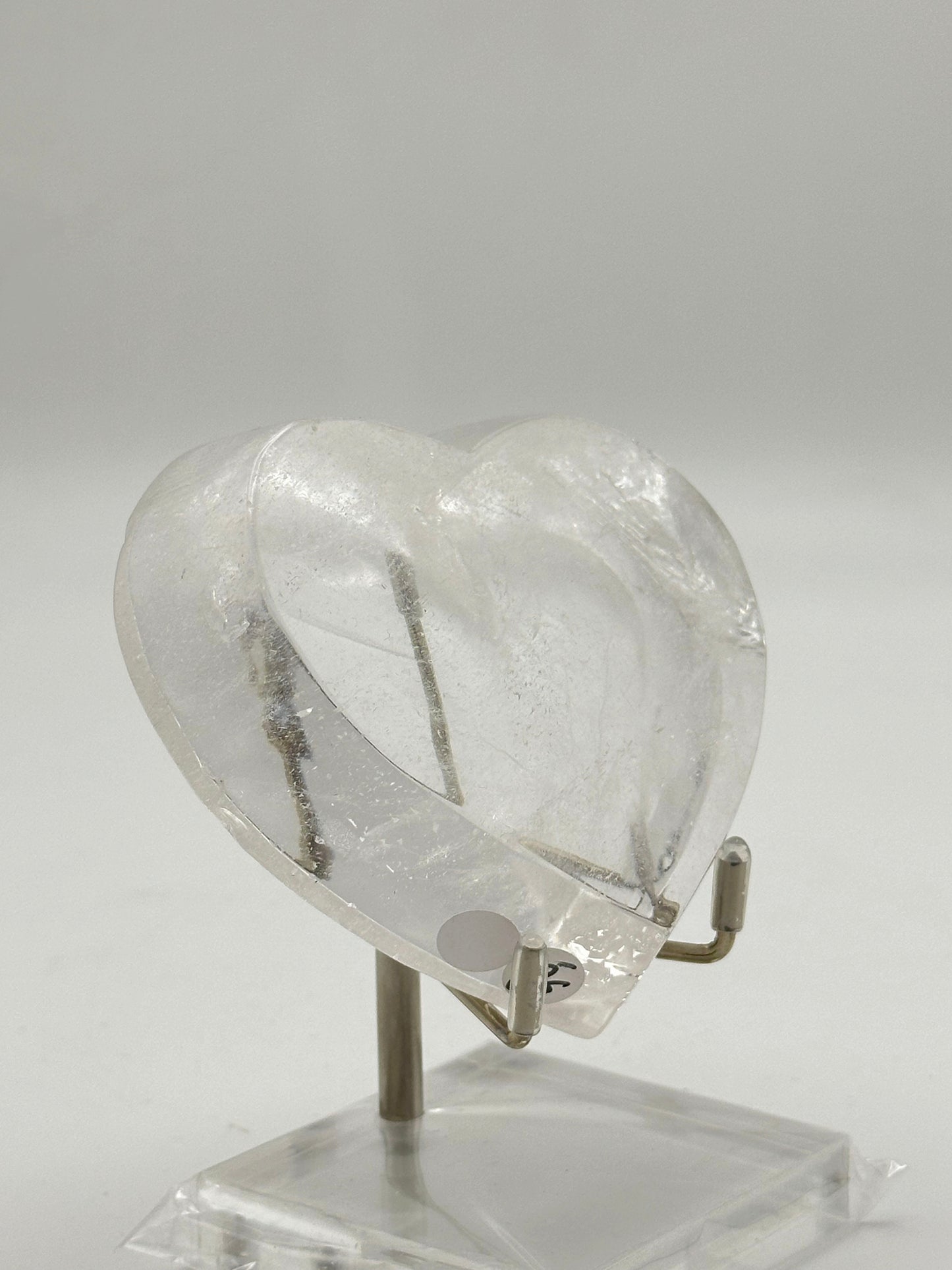 HeartBowl- Clear quartz  - Free Shipping