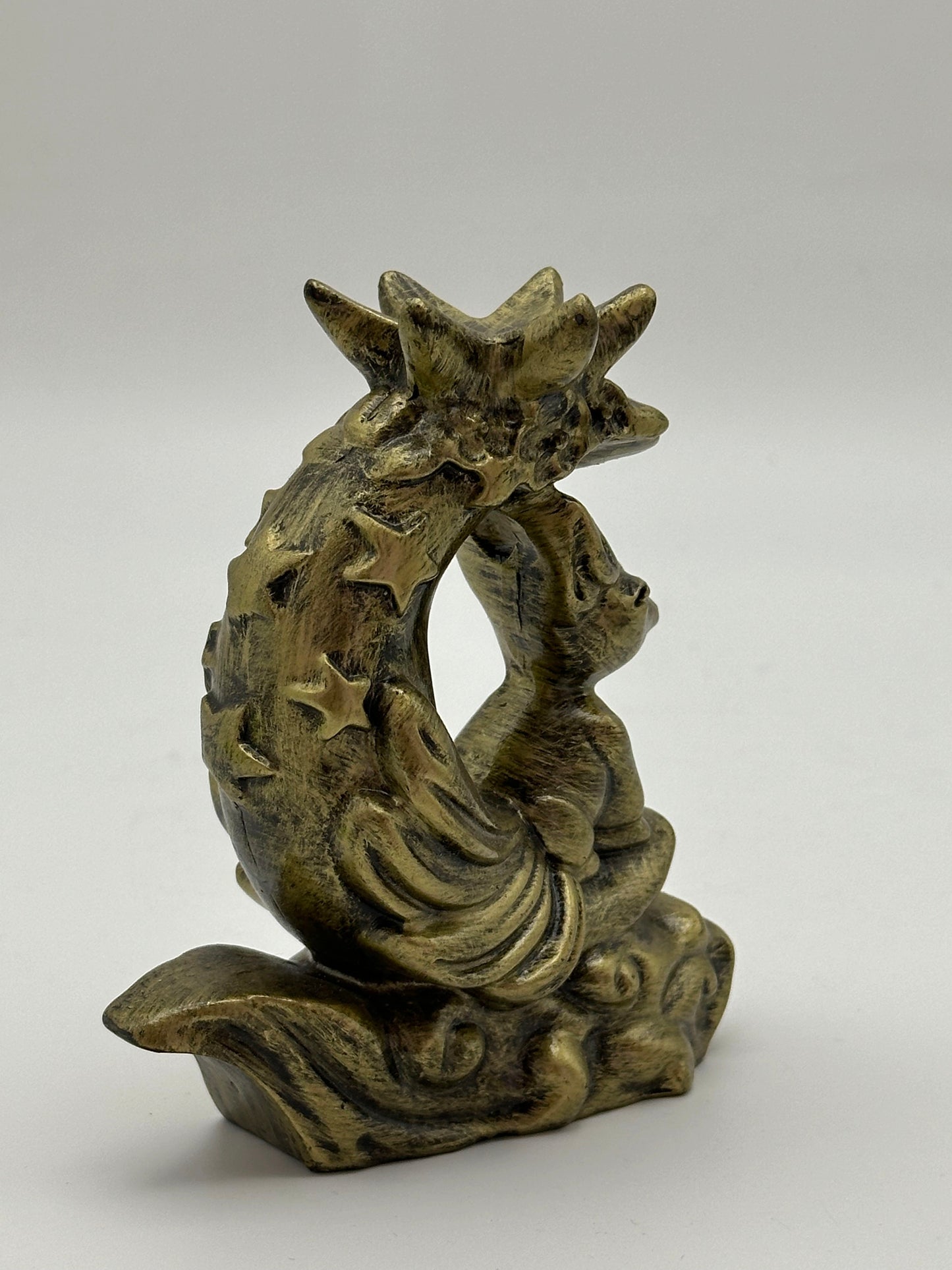 Sphere Holder - Gold Nine Tailed Fox Holder - Free Shipping
