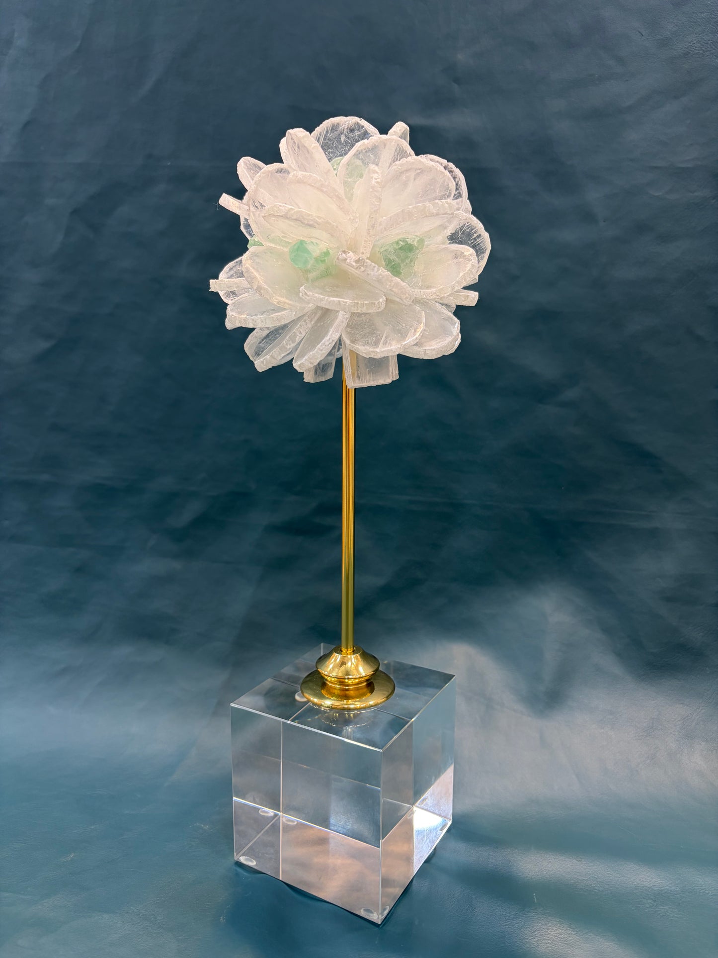 Selenite Flower Copper Home Goods