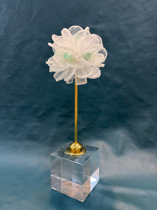 Selenite Flower Copper Home Goods