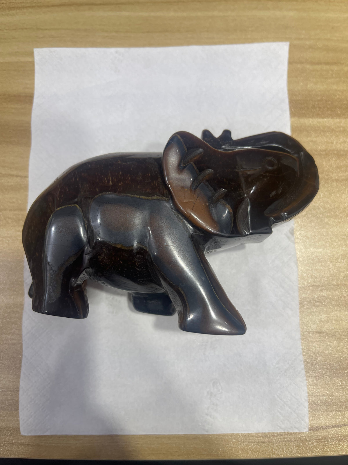Tiger Elephant Carving